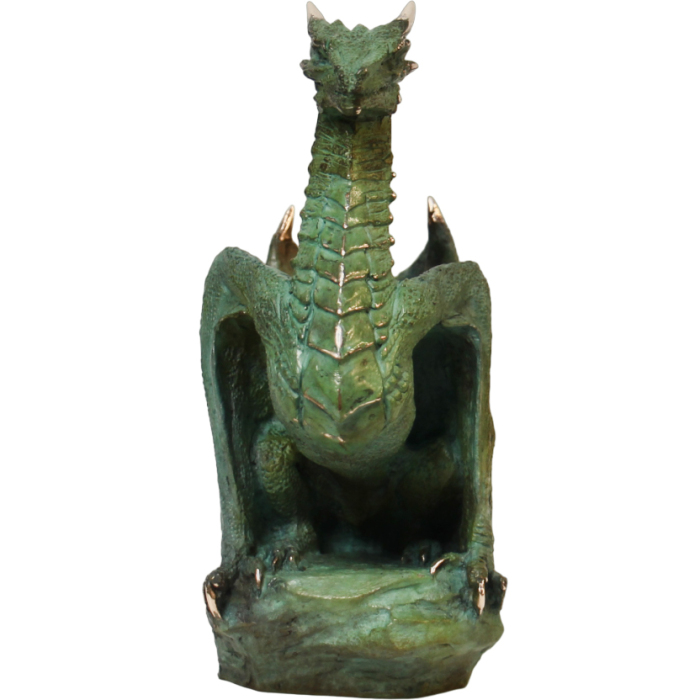 Bronze statuette "Dragon sitting"