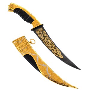 Dagger "Oriental" with black damascus