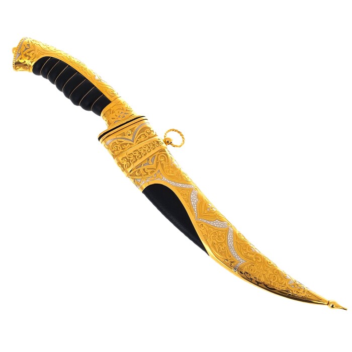 Dagger "Oriental" with black damascus