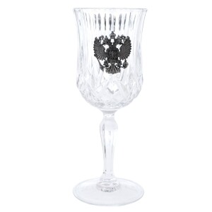A set of wine glasses "Coat of Arms of the Russian Federation" for 6 people
