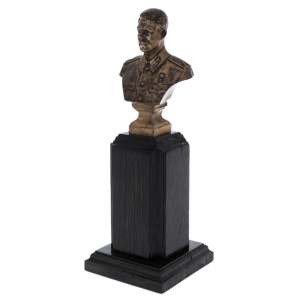 Statuette bust of stained oak "Stalin I.V."