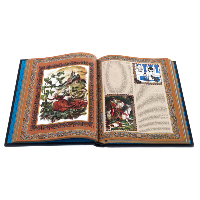 The leather-bound book "The Tales of H.K. Andersen"