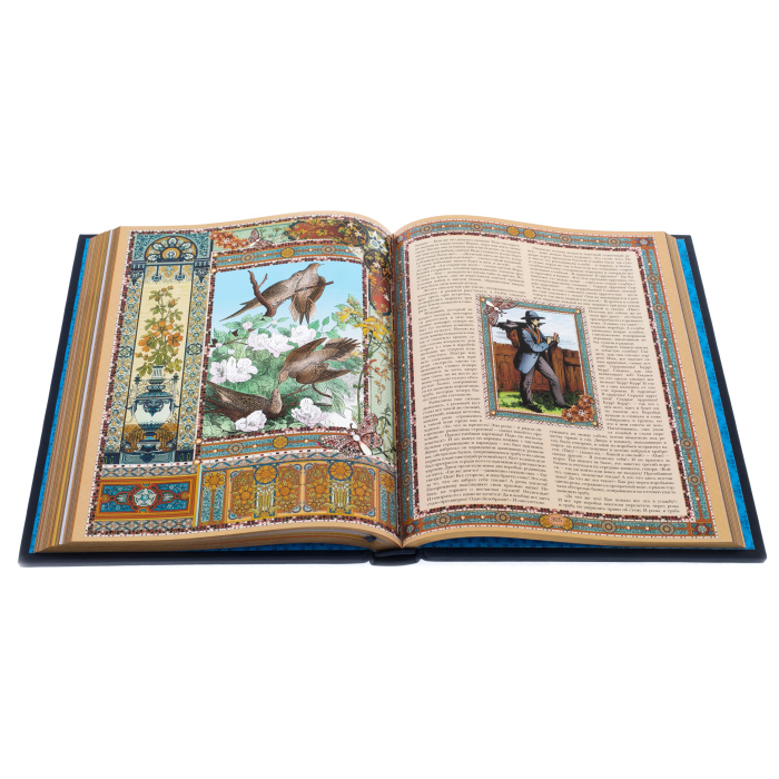 The leather-bound book "The Tales of H.K. Andersen"