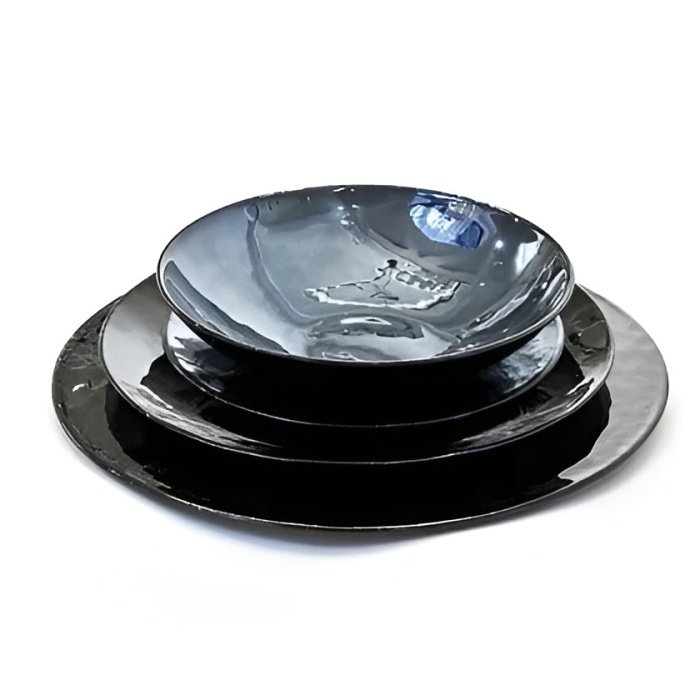 Salad plate "Udolpho black"