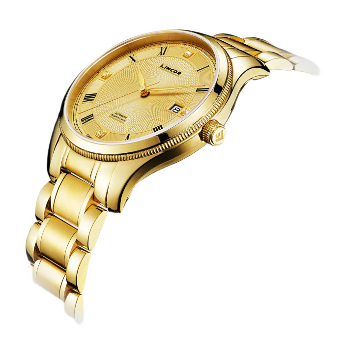 Lincor Gold Self-winding Mechanical Wristwatch