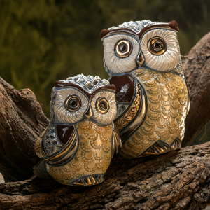 Ceramic statuette "Owl"