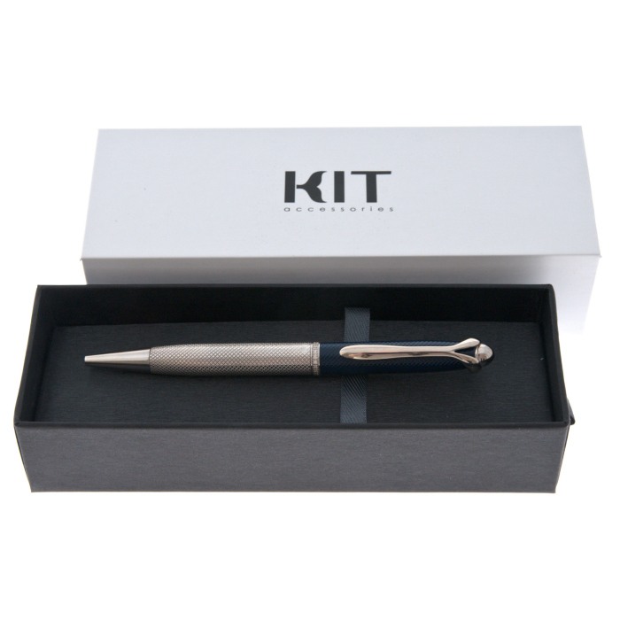 Blue-silver roller handle with cubic zirconia (Kit Day)
