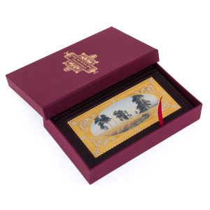 The business card holder "Russian field" Zlatoust