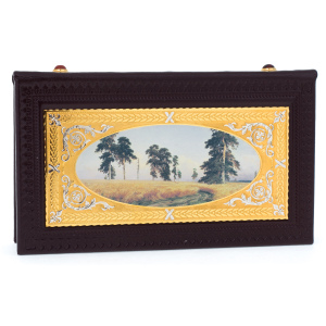 The business card holder "Russian field" Zlatoust