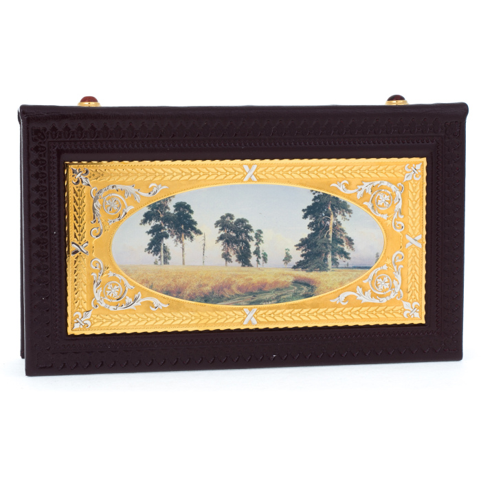 The business card holder "Russian field" Zlatoust