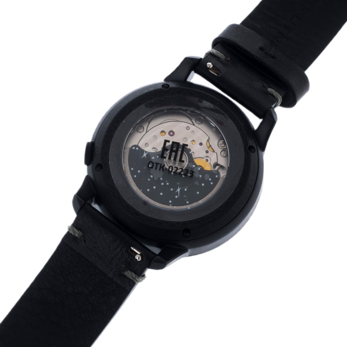 Automatic Mechanical Wristwatch Lincor "Sputnik" black