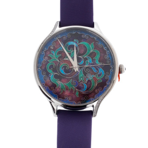 Lincor Quartz Wrist Watch with Purple Strap
