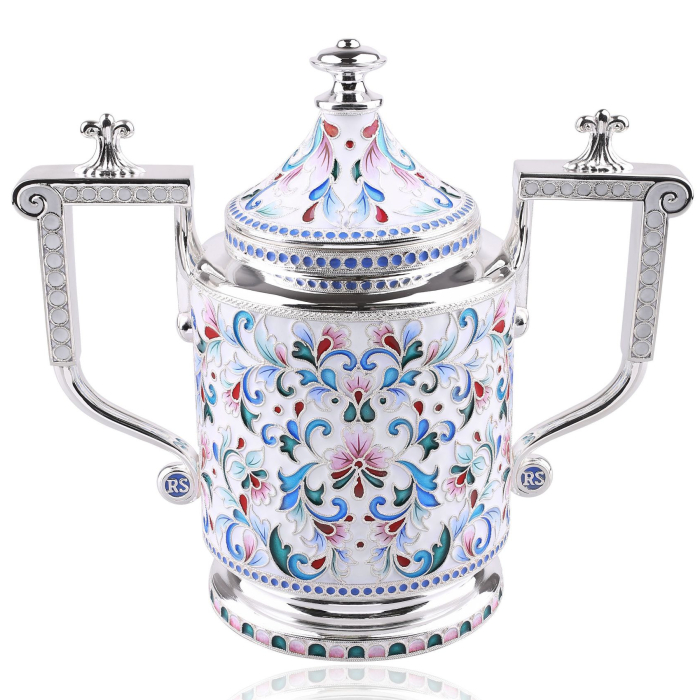 Серебряная сахарница "L`EAU"