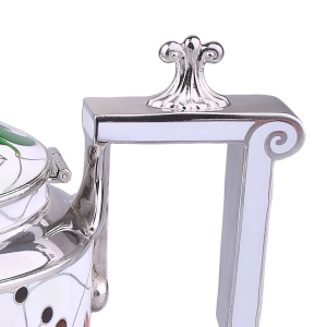 Silver creamer "Maki" with enamel