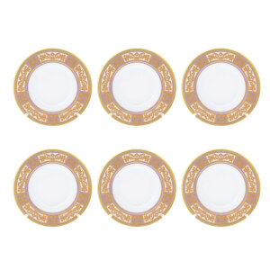 Набор глубоких тарелок Falkenporzellan "Diadem Violet Creme Gold" на 6 персон