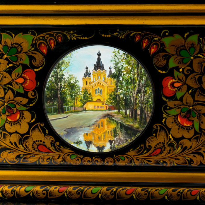 Ларец "Канонизация" хохлома