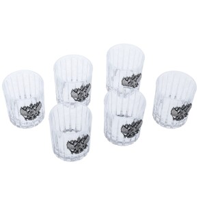 A set of vodka glasses "Coat of Arms of the Russian Federation" for 6 people
