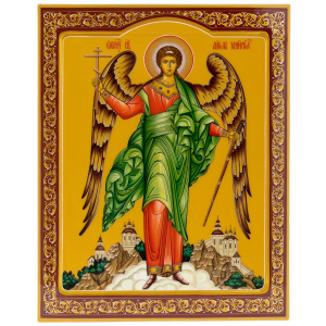 Икона "Ангел Хранитель" Хохлома
