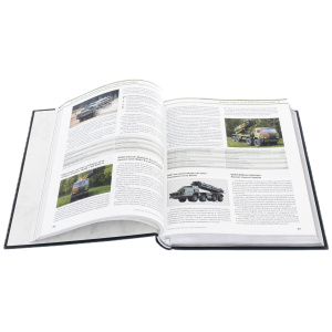 The leather-bound book "Weapons and military equipment of Russia."