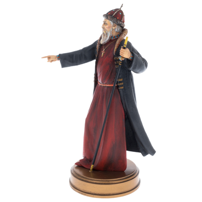 Statuette made of solid alder "Ivan the Terrible" from the collection "History of the Russian State"