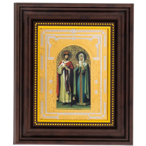 Family icon "Peter and Fevronia" Zlatoust