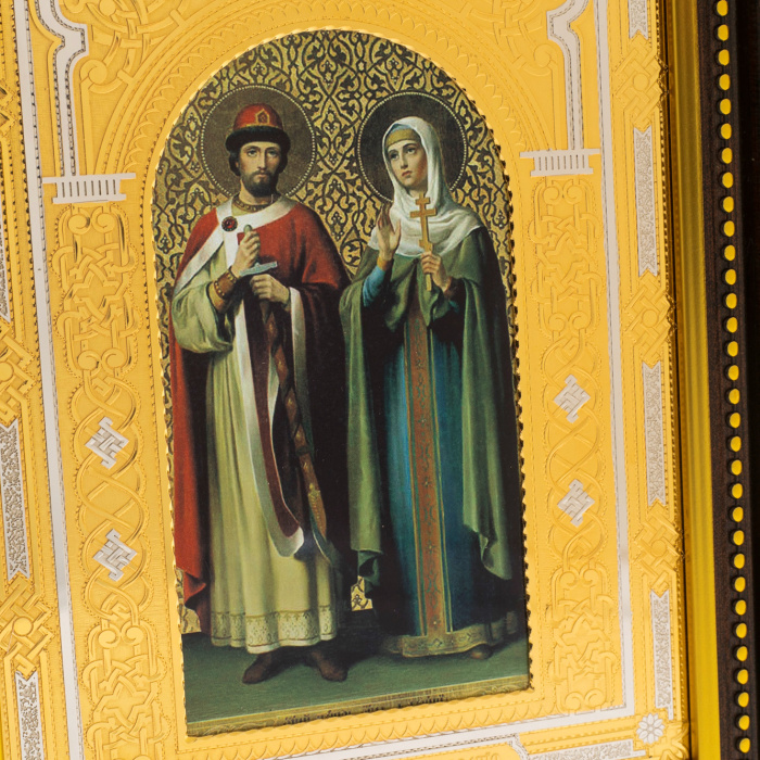 Family icon "Peter and Fevronia" Zlatoust