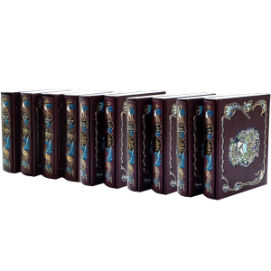 Library of gift books "Great masterpieces of world literature" 10 volumes