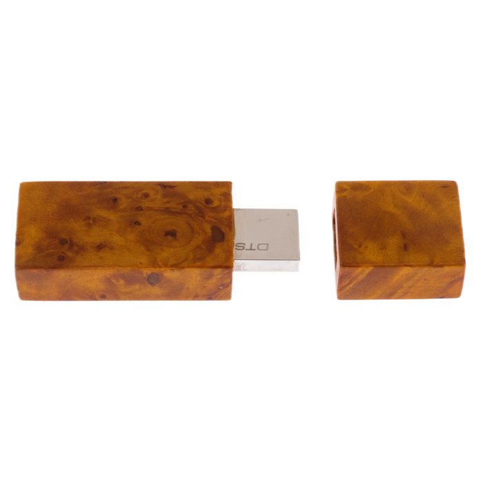Флеш-карта 128Gb, из капа карельской берёзы