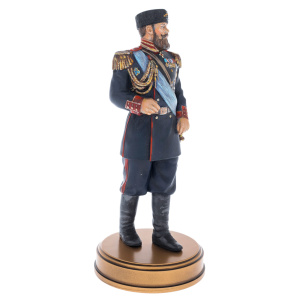 Statuette made of solid alder "Alexander III"