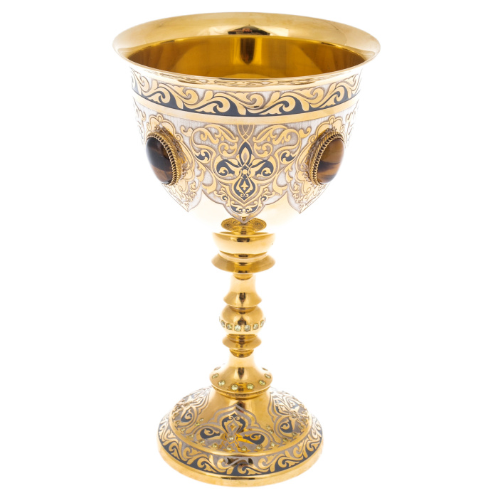 Cup with jade, Zlatoust