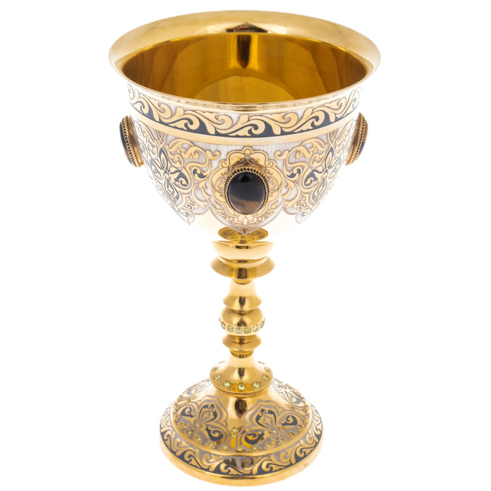 Cup with jade, Zlatoust