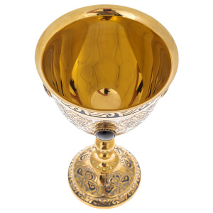 Cup with jade, Zlatoust