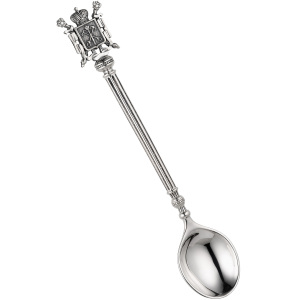 Coffee spoon made of silver "Petersburg"
