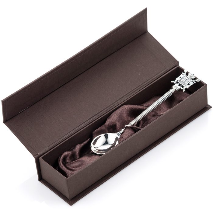 Coffee spoon made of silver "Petersburg"