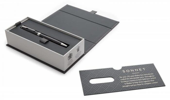 Ручка шариковая "Sonnet Core" LaqBlack CT M