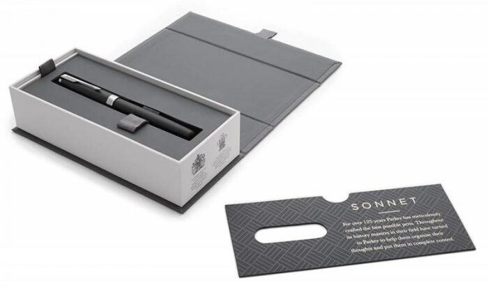 Fountain pen "Sonnet Core" Matte Black CT F