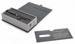 Ballpoint pen "Sonnet Core" LaqBlack GT M