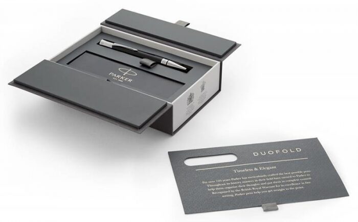 Ballpoint pen "Duofold" Black CT M