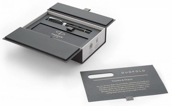 Fountain pen "Duofold" Centennial Black CT F